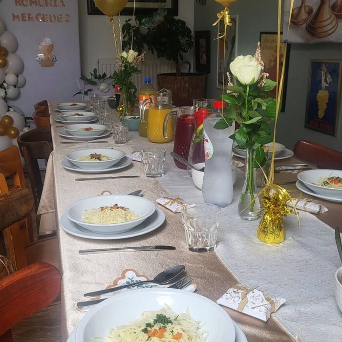 Poolse Catering – stol dekoracja